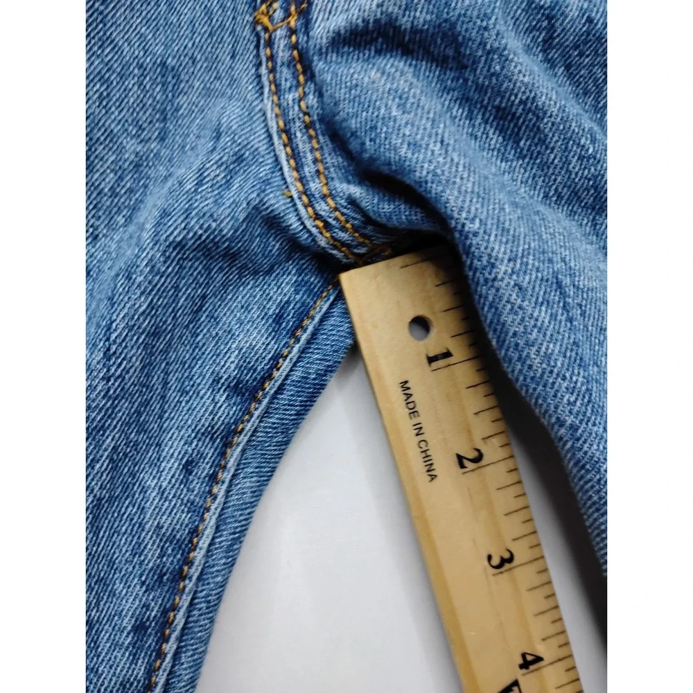 Levis 501 Jeans Mens 38x34 Blue Straight Fit Button Fly Denim Pants (Fits 36x30)